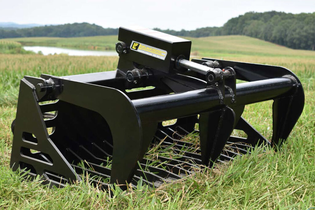 Mini Skid Steer & Compact Tractor Rock Bucket Grapple