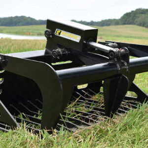 Mini Skid Steer & Compact Tractor Rock Bucket Grapple