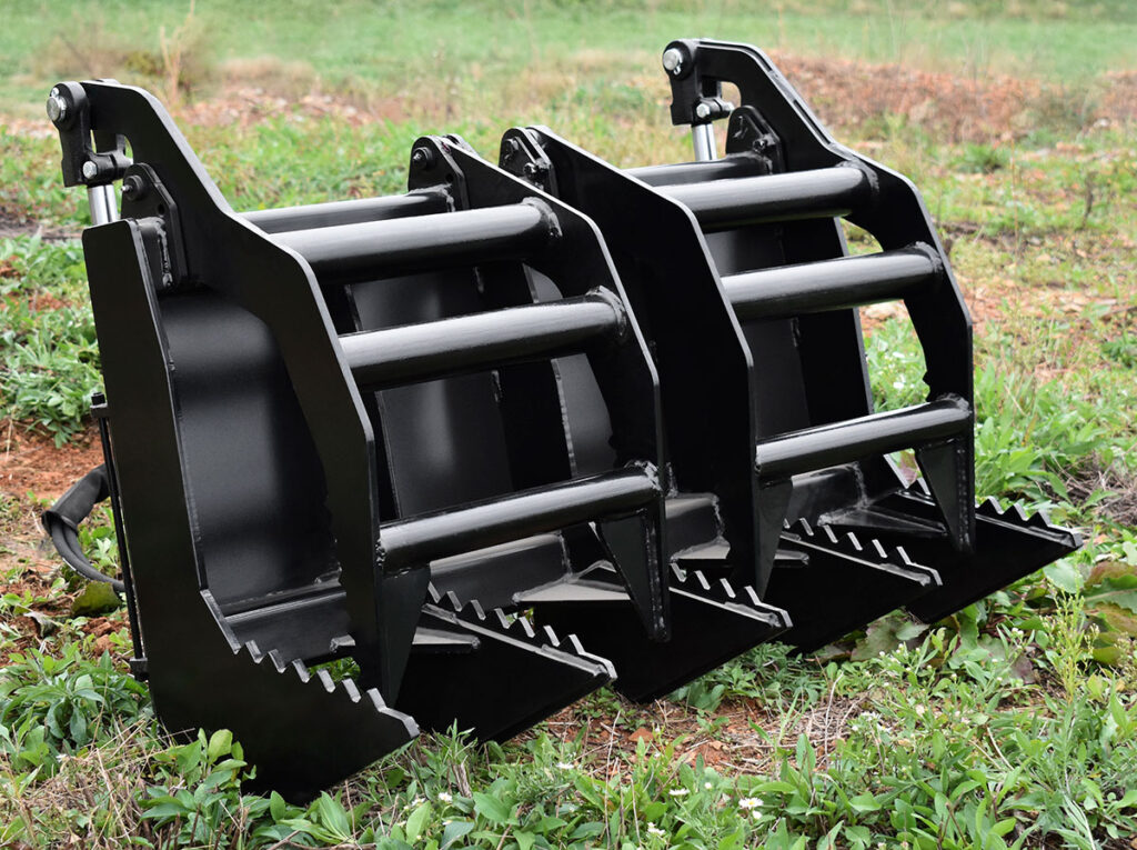 Mini Skid Steer Vertical Root Grapple