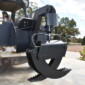 Loflin Mini Hydraulic Rotating Log Grapple